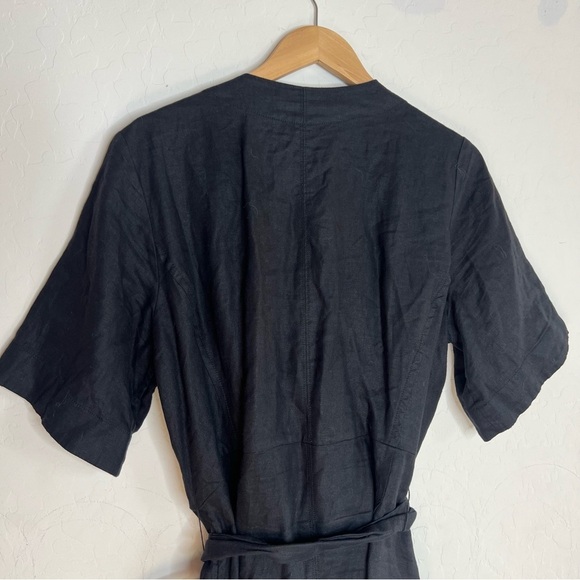 SEAFOLLY Womens Black Criss Cross Back One Piece Jumpsuit - Picture 11 of 13